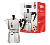 Bialetti Moka Express Cafetière à moka 0,55 L Noir, Argent