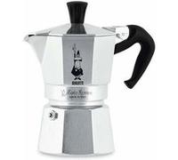 Bialetti Moka Express Cafetière à moka Aluminium, Noir Noir G