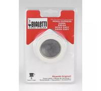 Set Bialetti 3 Joints + 1 Filtre Pour Cafetière Alu 3/4 Tasses