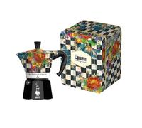 Cafetière moka BIALETTI Moka Express 6 Tasses Mackenzie Acier