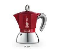 BIALETTI, Moka Induction Cafetière Adaptée Aux Plaques À Induction 2 | 4 Tasses