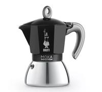 BIALETTI Moka Induction Cafetière Italienne en Aluminium 6 Tasses noire