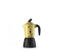 Bialetti New Orge Cafetière de 2 Tasses Aluminium Jaune