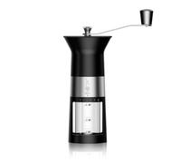 Bialetti Moulin à café manuel – Acier inoxydable – Noir mat