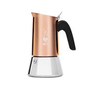 Bialetti New Venus cafetière 4 tasses, poignée anti-brûlure, ne convient pas à l'induction, 4 tasses (170 ml), Acier inoxydable, Bronze (Lot de 6)
