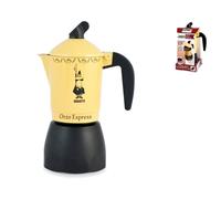 Bialetti Orzo Express Cafetière à moka Aluminium, Noir