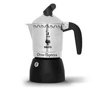 Bialetti Orzo Express Cafetière à moka Aluminium, Noir