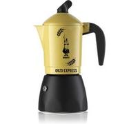Bialetti Orzo Express Cafetière à moka Noir, Jaune Noir G