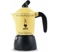 Bialetti Orzo Express - Pichet Moka - Noir - Jaune - Aluminium - 2 tasses - Orzo Express - CE