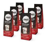 Bialetti Perfetto Moka Café Moulu Classique Torréfaction Media, 6 x 250g