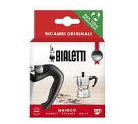 Bialetti Poignée avec bouchon compatible Moka Express 3/4 tasses Noir