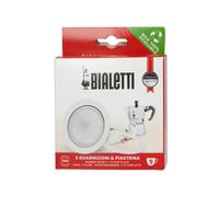 Bialetti Filtre et lot de 3 joints pour cafetière italienne 9 tasses