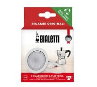 Bialetti pièces de rechange, comprend 3 joints et 1 plaquette, compatibles avec