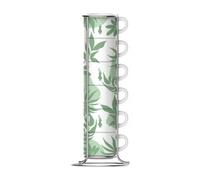 8006363042857 Bialetti - Primavera - Set of 6 Green Espresso Cups with Stand Bi
