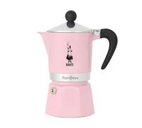 Bialetti Cafetière italienne Rainbow 0006546 6 tasses Rose pastel