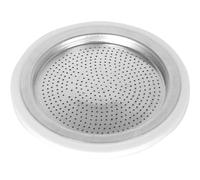 Bialetti Ricambi, Includes 1 Gasket and 1 Plate, Compatible with Moka express 6 cups, Moka Induction, Orzo Express and Brikka, Non Applicable, Argenté.