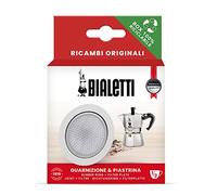 Bialetti Ricambi, includes 1 Gasket and 1 Plate, Compatible with Bialetti La Mokina and Moka 1 cup