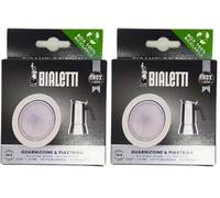 Bialetti Ricambi, Includes 1 Gasket and 1 Plate, Compatible with Venus, Kitty, Musa and Class (10 Cups) (Lot de 2)