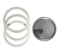 BIALETTI Set 1 filtre + 3 joints pour cafetière 6 tasses Inox [Cuisine] G