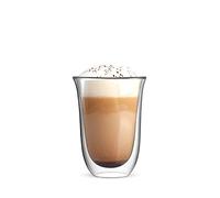 Bialetti Set 2 Verre Double Wall Firenze, 300ml, Isolation Thermique, Verre Borosilicaté