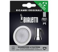 Bialetti Set de pièces de rechange 1 joint en silicone + 1 filtre 10 tasses pour Venus, Kitty, Musa, 2 pièces (1 set)