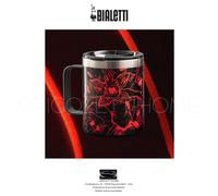 Bialetti Tasse isotherme avec anse Stranger Things, 420 ml - brille dans le noir, maintien parfait de la température, non compatible lave-vaisselle