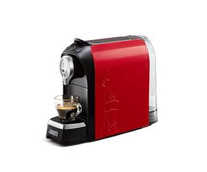 Bialetti Super, Machine à café expresso pour Gélules en aluminium, 1200W, Rouge