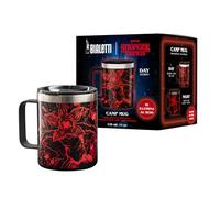 Bialetti Tasse isotherme avec anse Stranger Things, 420 ml - brille dans le noir, maintien parfait de la température, non compatible lave-vaisselle