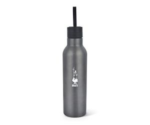 Bialetti To Go - Bouteille thermique (à double paroi), conserve la chaleur pendant 12 heures et au froid pendant 24 heures, capacité de 500 ml, acier, gris foncé