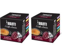 Bialetti Capsules Mokespresso Torino Intensité 8 – 100% aluminium – 16 capsules