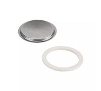 BIALETTI VENUS Cafetière Italienne Induction en Inox Brillant 10 Tasses - Kit 1 joint et 1 filtre