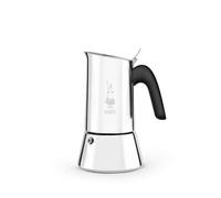 Bialetti Venus Espresso Maker, Stainless Steel, Suitable for All Hob Types Except Induction, 2 Cups, 85 ml, Silver