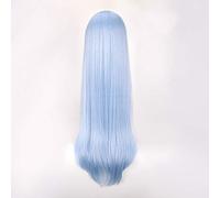 Biamoxer Ram Rem perruques Re: la vie dans un monde différent de zéro perruque Cosplay rose bleu 80 cm de long cheveux synthétiques droits pour adulte PL-6902
