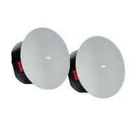 Biamp 6.5in Pair of In-Wall Speakers - White