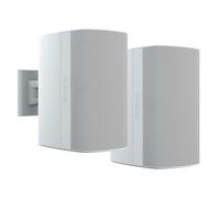 Biamp Pair of 8in 2-Way High Output Coaxial Loudspeaker With Surface Mount White