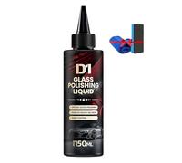 Bianca D1 Glass Polishing Liquid, Windshield Cleaner Glass for Anti-Fog Hydrophobic Coating Spray with Sponge, Removes Scratches, Wiper Marks (1Pcs)
