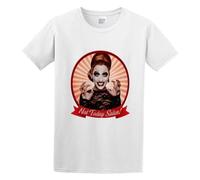 Bianca Del Rio Not Today Satan! Unisex Crew Neck Cotton Tee Men's Short-Sleeve T-Shirts White L
