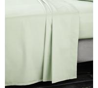Bianca Drap Plat Simple en Satin de Coton 400 Fils Vert