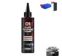 Bianca Glass Polishing Liquid D1, Bomini Car Glass Polishing Compound Windshield Cleaner Oil Film Remover, Waterspot Oil Film Remover, Anti-Fog Hydrophobic Coating Spray (1 pc)