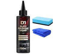 Bianca Glass Polishing Liquid D1, Bominis Car Glass Polishing Compound Windshield Cleaner Glasss Oil Film Remover for Anti-Fog Hydrophobic Coating Spray,Removes Swirls,Scratches & Wiper Marks (# 1)