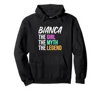 Bianca La Fille Le Mythe La Légende Nom Amusant Sweat à Capuche
