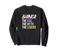 Bianca La Fille Le Mythe La Légende Nom Amusant Sweatshirt