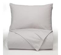 Bianca Plain Dyed Grey Parure de lit 200 x 220 + 60 x 70 (2)