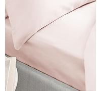 Bianca Satin 400TC Drap-Housse Super King Size, Coton, Rose poudré