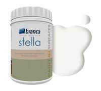 Bianca Stella Peinture de Meuble Premium pour Cuisine & SdB, Blanc sable, 1000ml, Peinture Meubles de Cuisine à Base d'Eau, Toutes Surfaces, Bois, Carrelage & Métal