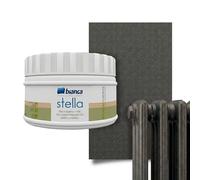 Bianca Stella Peinture Radiateur Haute Température, Peinture Chauffage à l'Eau, Anthracite Métallique, Brillant, Résistant aux Rayures & Haute Couvrance, 250ml