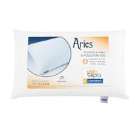 BIANCALUNA Coussin Aries | Coussin de lit 50 x 80 cm | Doublure 100 % coton | Rembourrage en fibre hypoallergénique et antibactérienne | Doux | Anatomique | Indéformable | Fabriqué en Italie