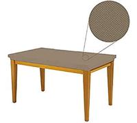 BIANCALUNA Housse de Table, Taupe, 6 posti