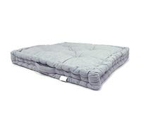 Biancheriaweb Coussin de Sol en Coton uni idéal pour canapés palettes 60 x 60 cm