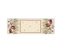 BIANCHERIAWEB Gobelin Santa Tree Nappe de Noël Napperon Chemin de table pour Noël, 40 x 100 cm